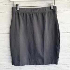 LAmade Grey Stretchy Pencil Skirt
